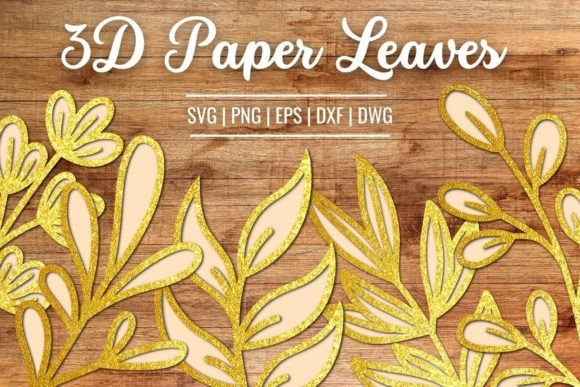 3D Paper Leaves SVG Bundle: A Creative Tool for Modern Designers