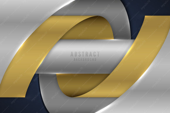 Abstract Luxury 3D Realistic Golden: A Versatile Design for Elegant Applications