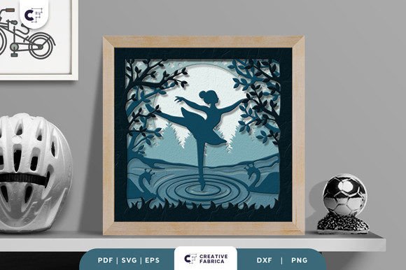 Ballet Dance 3D Shadow Box