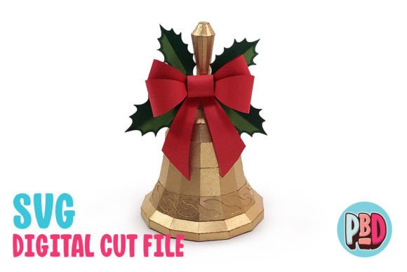 Christmas Bell 3D Papercraft: A Creative Holiday Project