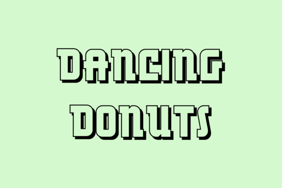 Dancing Donuts Font: A Bold, Stylish Choice