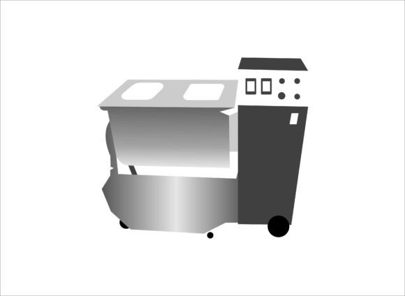 Dough Mixer Machine Icon: A Modern Symbol for Baking and Kitchen Design