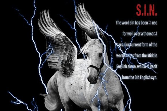 Majestic Mythical Greek Winged Horse 3D Rendering for Creative Projects
