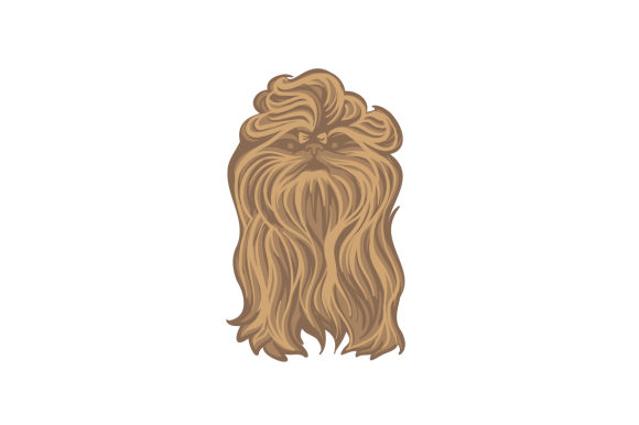 Shih Tzu 3D Layered Outline Intricate