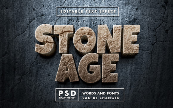 Stone 3d Text Effect